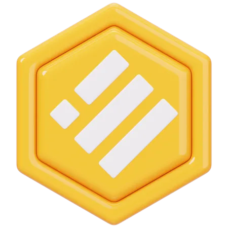 Binance USD (BUSD) Badge  3D Icon