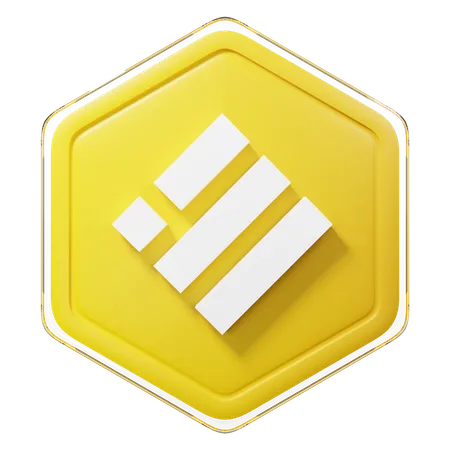 Binance USD (BUSD) Badge 3D Icon
