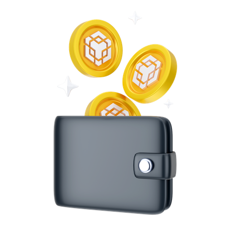 Binance-Geldbörse  3D Icon