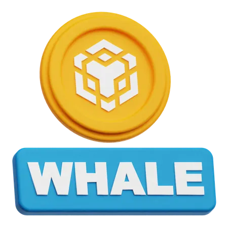 Baleia binance  3D Icon