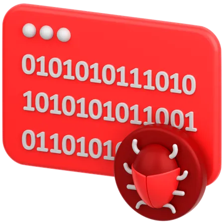 Binärcode  3D Icon