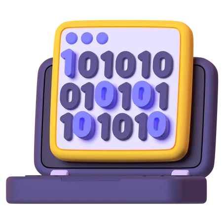 Binärcode  3D Icon