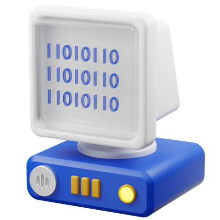 Binärcode  3D Icon