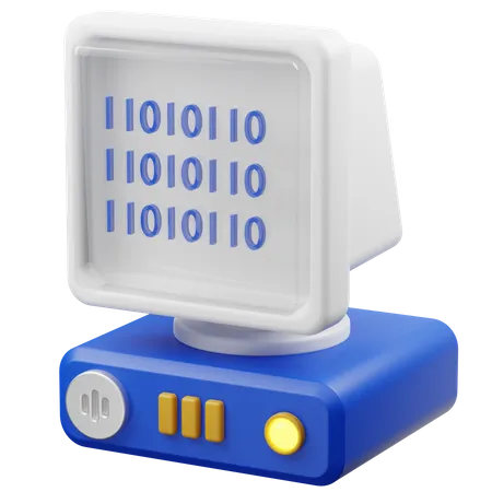 Binärcode  3D Icon