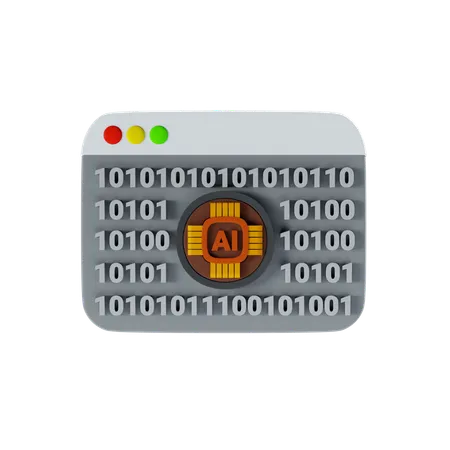 Binary Browser  3D Icon