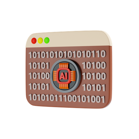 Binary Browser  3D Icon