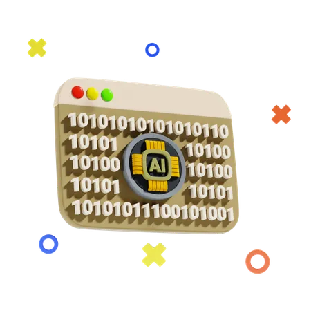 Ai Algorithm 3 D Icon And Illustration 3D Icon