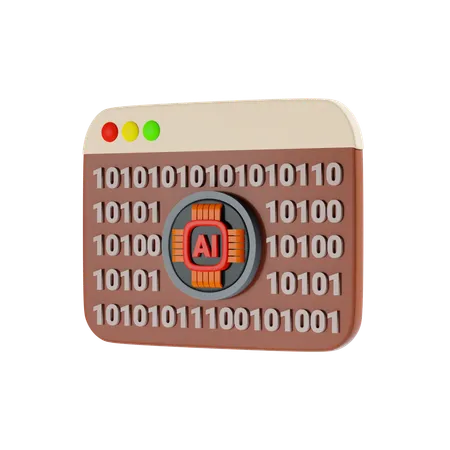 Binary Browser  3D Icon