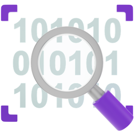 Binary Code  3D Icon