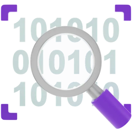 Binary Code  3D Icon