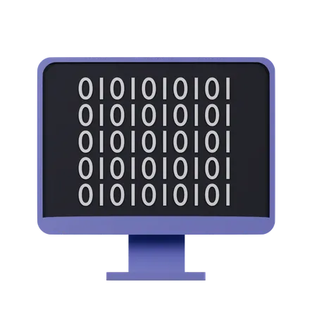 Binary Code  3D Icon