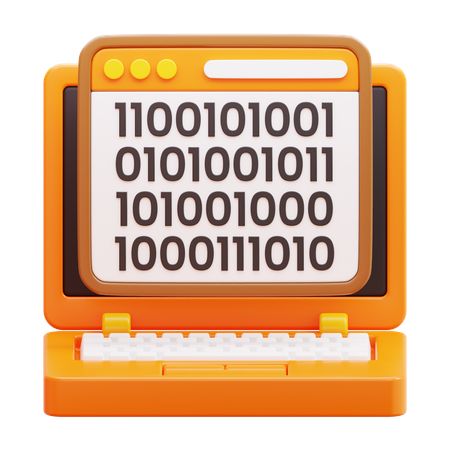 Binary Code  3D Icon
