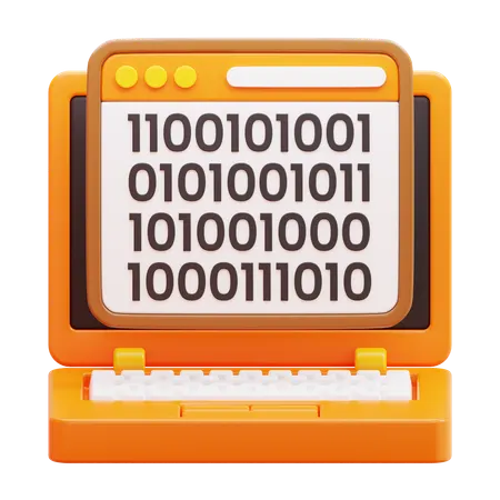 Binary Code  3D Icon