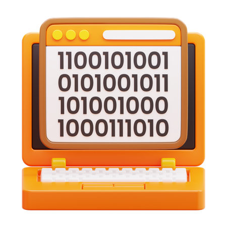 Binary Code  3D Icon
