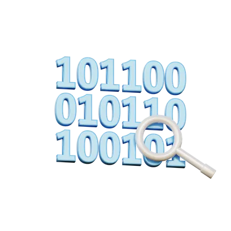 Binary Code  3D Illustration