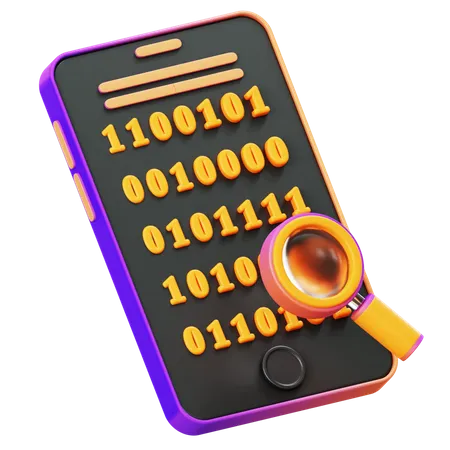 Binary Code  3D Illustration