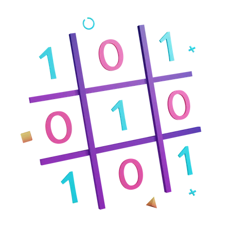 Binary Code  3D Illustration