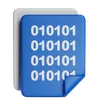 Binary Code Notebook Cover