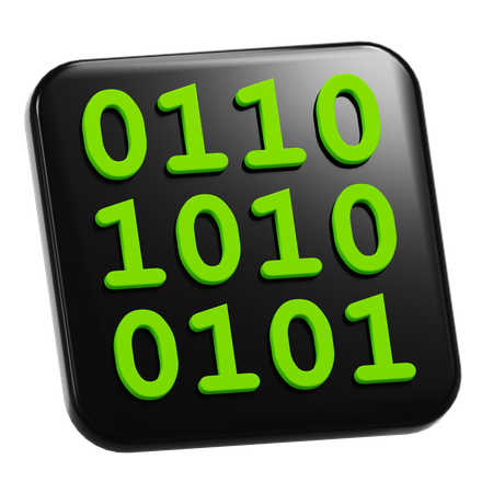 BINARY DATA  3D Icon