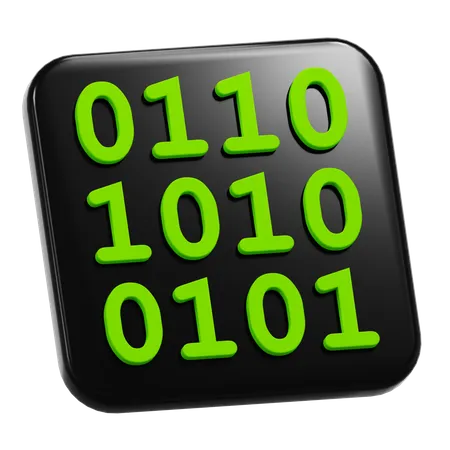 BINARY DATA  3D Icon