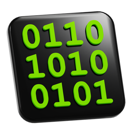 BINARY DATA  3D Icon