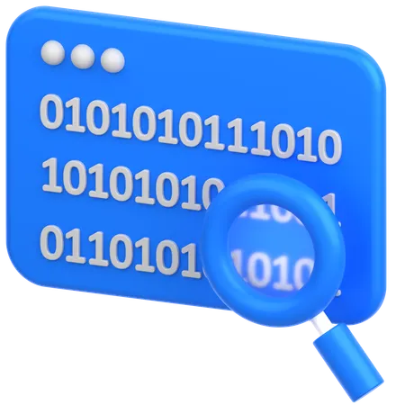 Binary Search  3D Icon