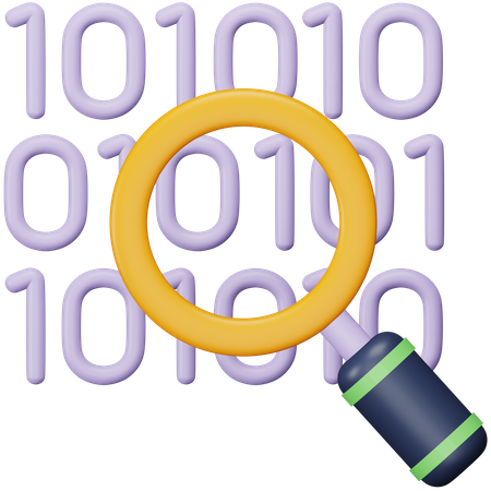 Binary Search  3D Icon