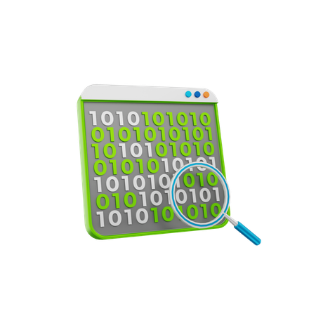 Binary Search  3D Icon