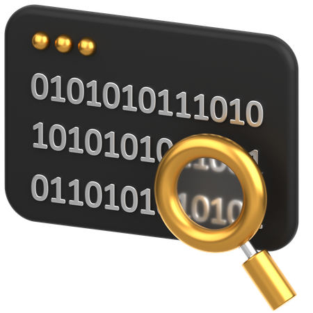 Binary Search  3D Icon