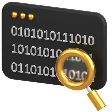 Binary Search  3D Icon