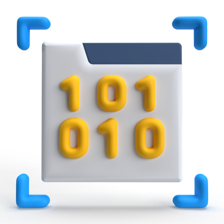 Binary Target  3D Icon