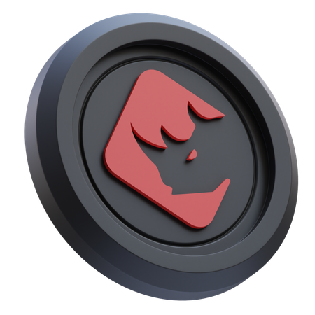 BinaryX Cryptocurrency  3D Icon