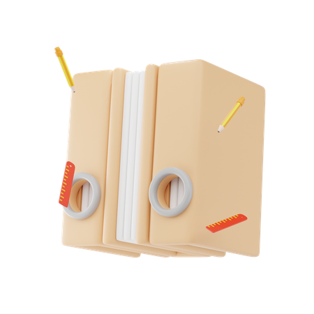 Binder  3D Icon