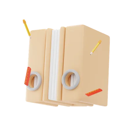 Binder  3D Icon
