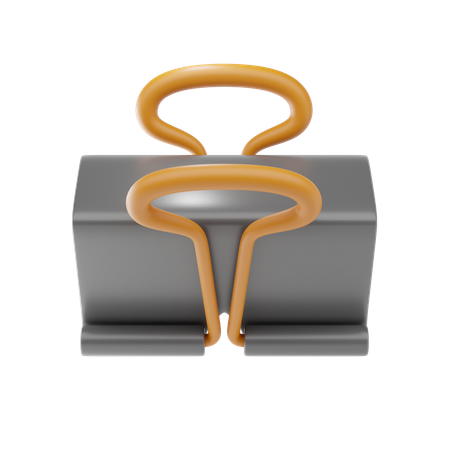 Binder Clip  3D Icon