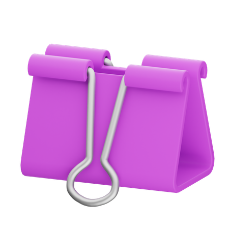 Binder Clip  3D Icon