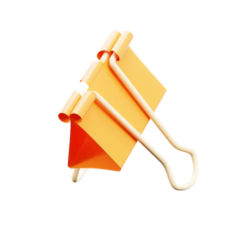 Binder clip  3D Icon