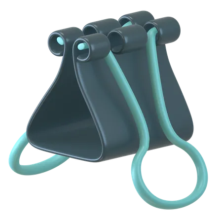 Binder Clip  3D Icon