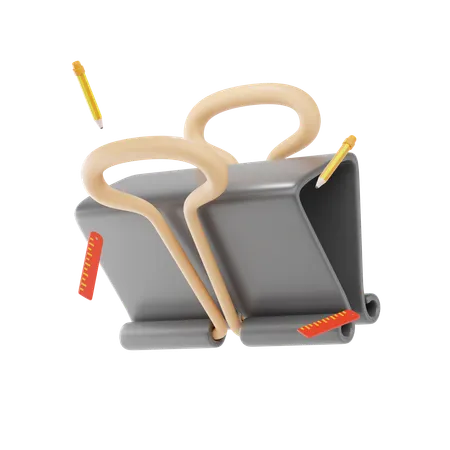 Binder Clip  3D Icon