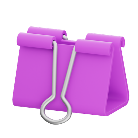 Binder Clip  3D Icon