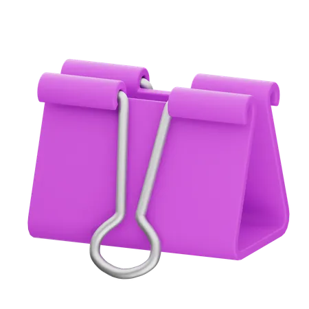 Binder Clip  3D Icon