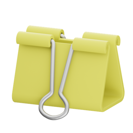 Binder Clip  3D Icon