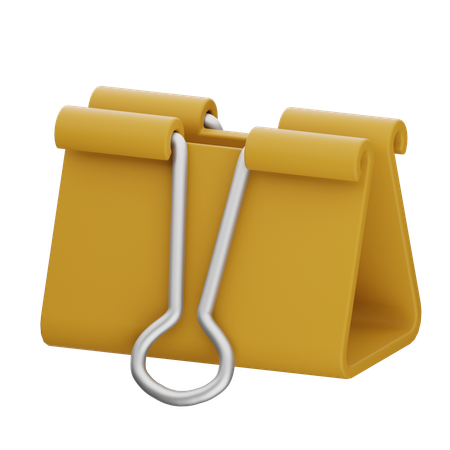 Binder Clip  3D Icon
