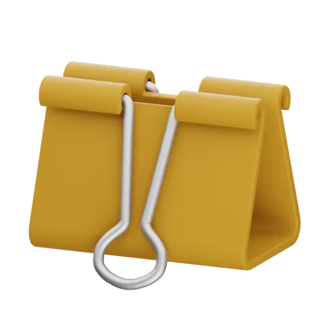 Binder Clip  3D Icon