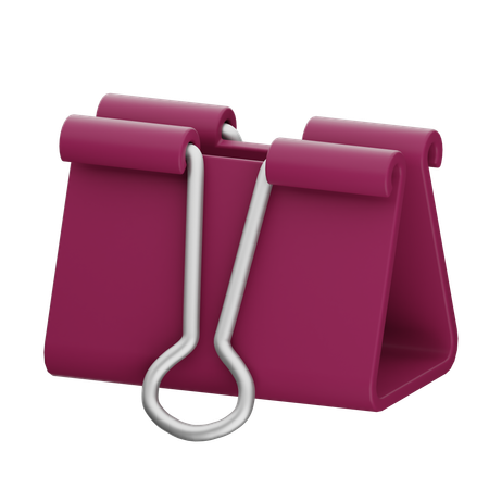Binder Clip  3D Icon