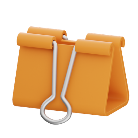 Binder Clip  3D Icon