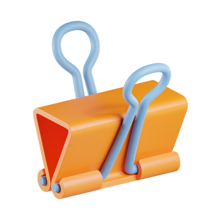 Binder clip  3D Icon