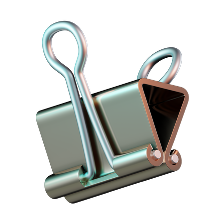 Binder Clip  3D Icon
