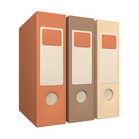 Binder File  3D Icon