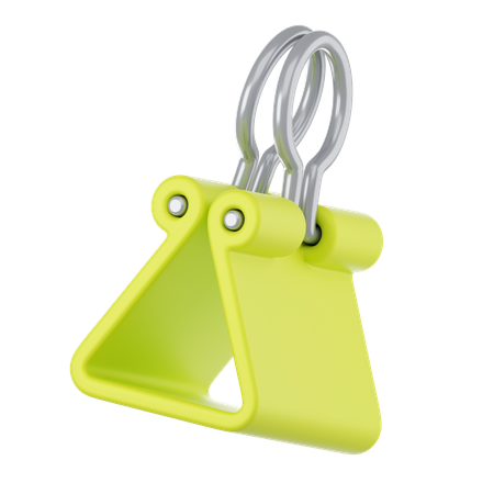 Binder Paper Clip  3D Icon